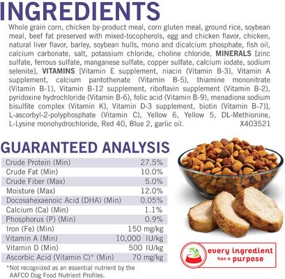 Show full view: Puppy Chow Large Breed Chicken Flavor Formula Dry Dog Food, 32-lb bag slide 7 of 13