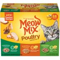 Meow Mix Poultry Selects Variety Pack Wet Cat Food, 2.75-oz, case of 24