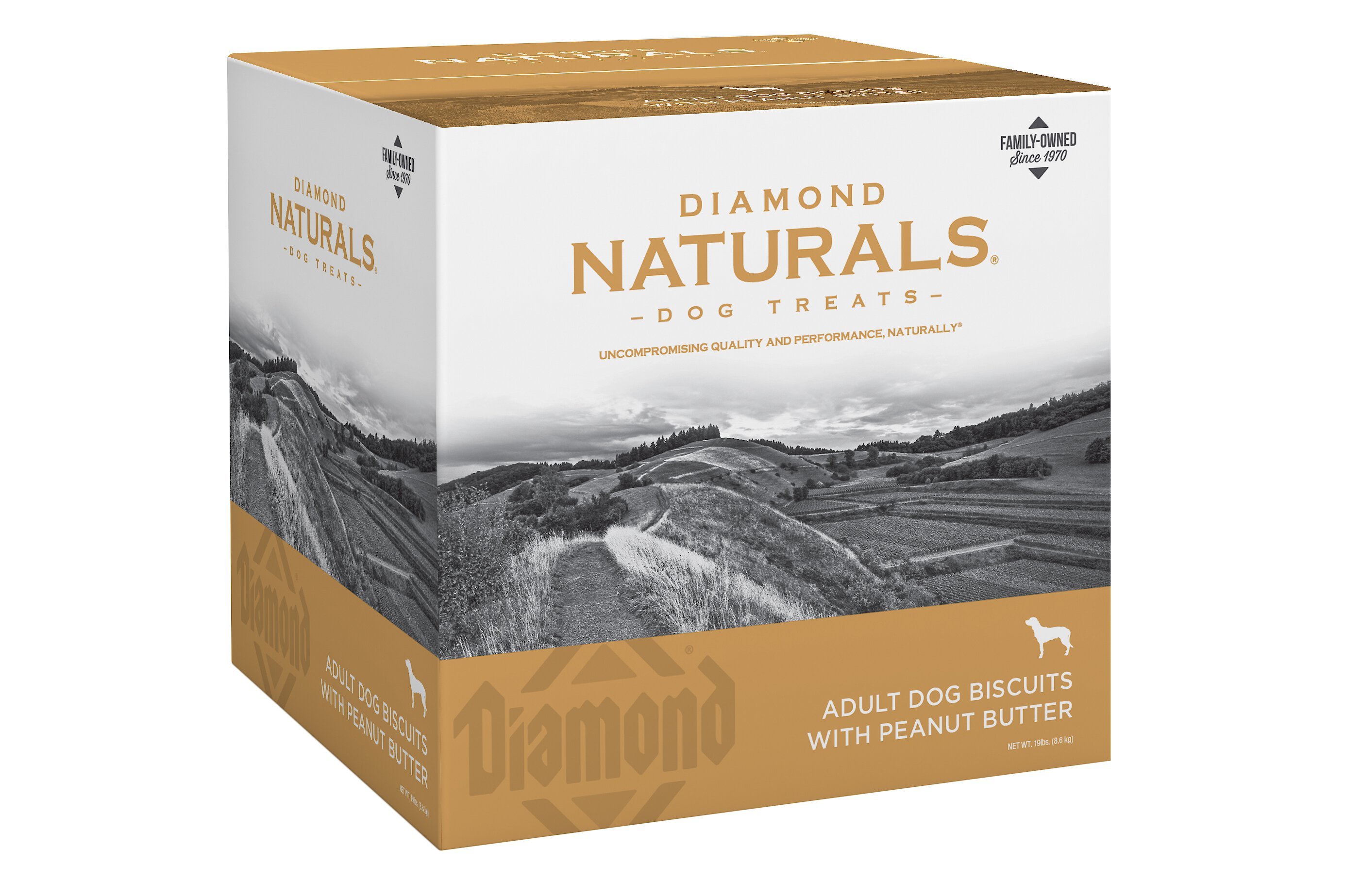 Diamond Peanut Butter Biscuits Dog Treats