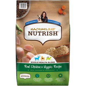 Rachael Ray Nutrish Real Chicken & Veggies Recipe Dry Dog Food, 40-lb bag