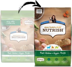 Rachael Ray Nutrish Real Chicken & Veggies Recipe Dry Dog Food, 40-lb bag slide 2 of 9