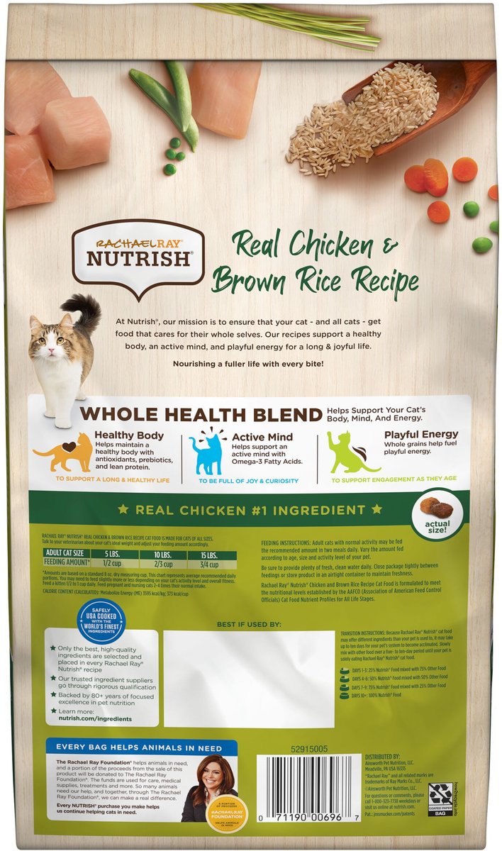 Nutrish cat food ingredients sale