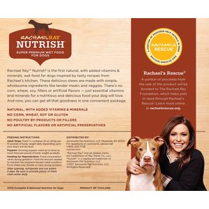 Rachael Ray Nutrish Natural Variety Pack Wet Dog Food, 8-oz tub, case of 6