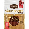 Rachael Ray Nutrish Soup Bones Minis Beef & Barley Flavor Chews Dog Treats, 4.2-oz bag
