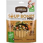 Rachael Ray Nutrish Soup Bones Minis Chicken & Veggies Flavor Dog Chew Treats, 4.2-oz bag