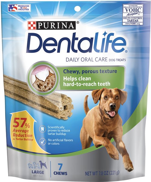 DentaLife Daily Oral Care Large Dental Dog Treats, 7 count slide 1 of 11