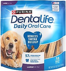 DentaLife Daily Oral Care Large Dental Dog Treats, 18 count slide 1 of 9