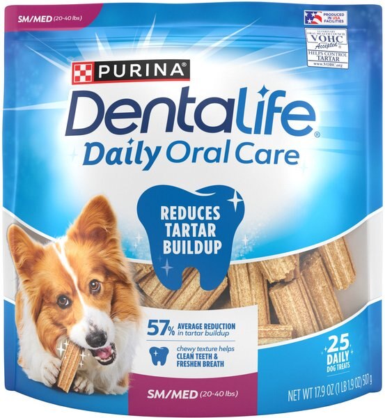 DentaLife Daily Oral Care Small/Medium Dental Dog Treats, 25 count slide 1 of 11