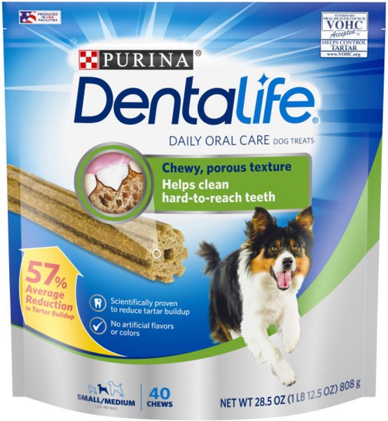 DentaLife Daily Oral Care Small/Medium Dental Dog Treats, 40 count slide 1 of 11