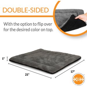 K&H Pet Products Self-Warming Pad, Gray/Black