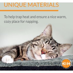 K&H Pet Products Self-Warming Pad, Gray/Black