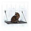 K&H Pet Products EZ Mount Cat Window Perch, Gray