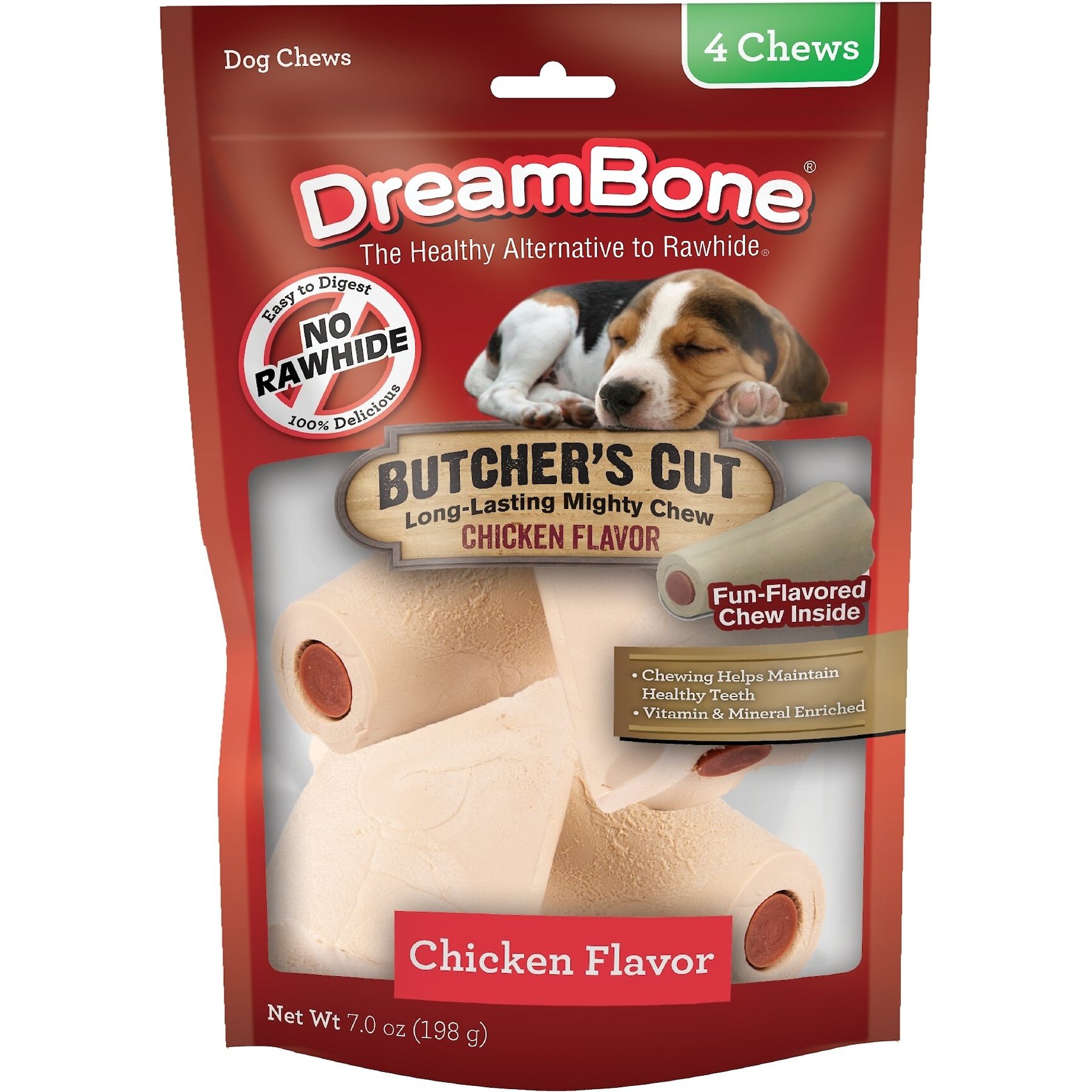 DREAMBONE Small Butcher s Cut Chicken Chews Dog Treats 4 count