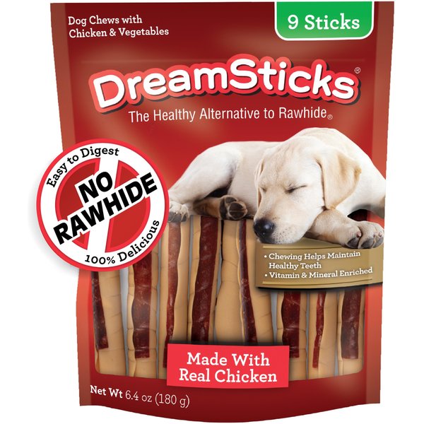 DREAMBONE DreamSticks Chicken Chews Dog Treats, 9 count