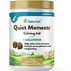 NaturVet Quiet Moments Soft Chews Calming Supplement for Dogs, 180 count