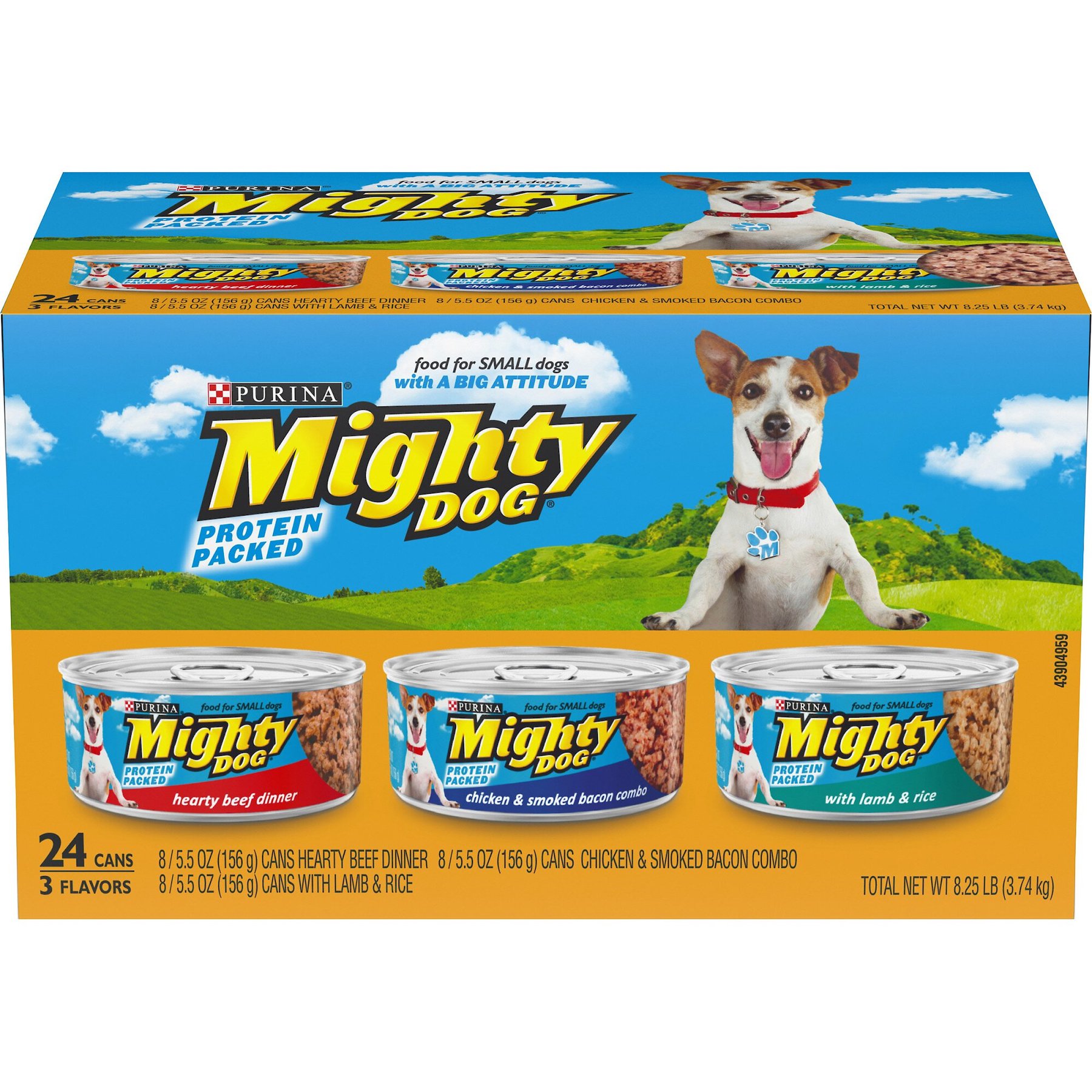 Mighty dog 2025 hearty beef dinner