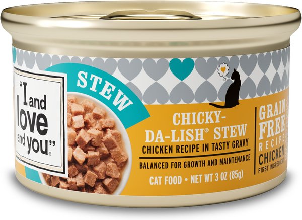 I AND LOVE AND YOU Chicky Da Lish Stew Grain Free Canned Cat Food