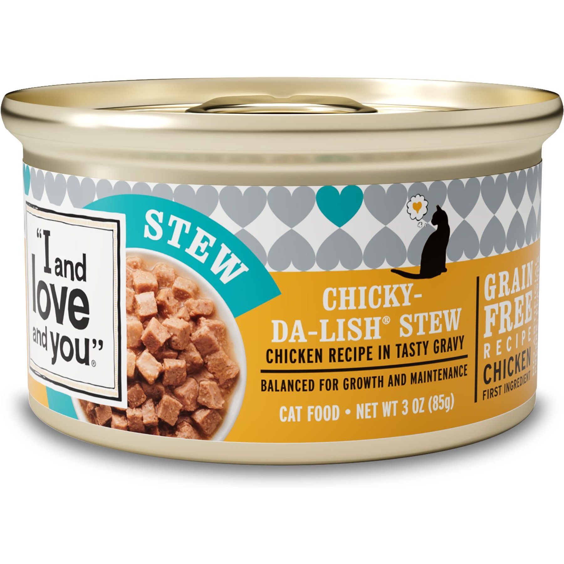 I AND LOVE AND YOU Chicky Da Lish Stew Grain Free Canned Cat Food