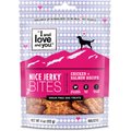 I and Love and You Nice Jerky Bites Chicken and Salmon Grain-Free Dog Treats, 4-oz bag