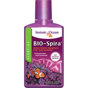 Instant Ocean BIO-Spira Live Nitrifying Bacteria for Aquariums, 3.38-oz bottle