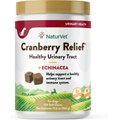 NaturVet Cranberry Relief Plus Echinacea Soft Chews Urinary Supplement for Dogs, 120 count