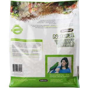 ZuPreem Natural Medium & Large Smart Pellet Bird Food, 3-lb bag