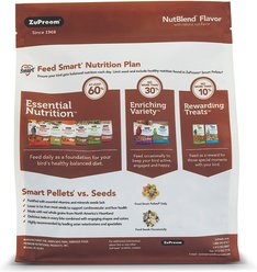 ZuPreem NutBlend with Natural Nut Flavor Parrot & Conure Food, 3.25-lb bag slide 2 of 7