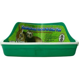 Ware Scatterless Lock-N-Litter Small Animal Litter Pan, Regular