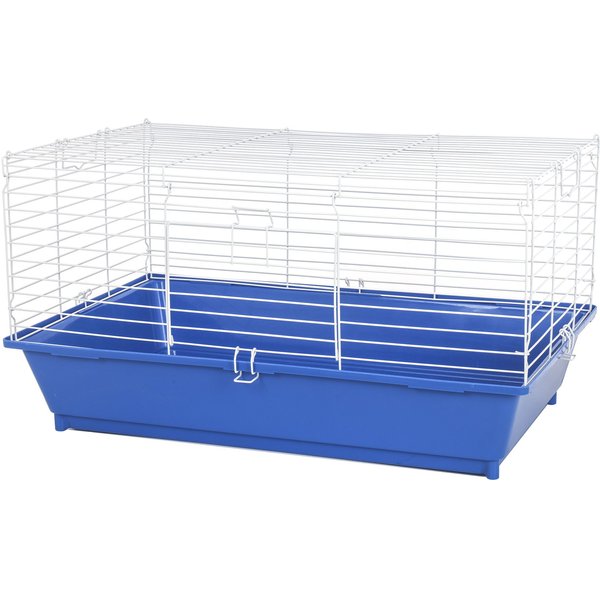 YML Dwarf Hamster or Mouse Cage with Color Accessories, Blue