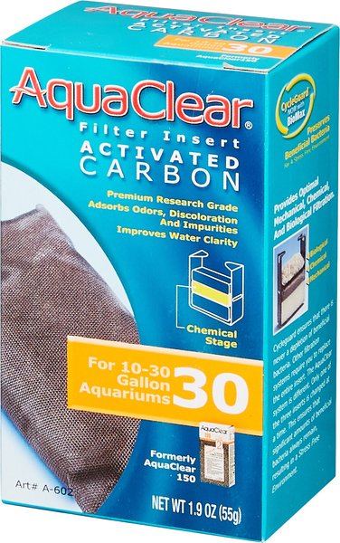 AquaClear Activated Carbon Filter Insert, Size 30 slide 1 of 2