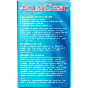 AquaClear Activated Carbon Filter Insert, Size 30