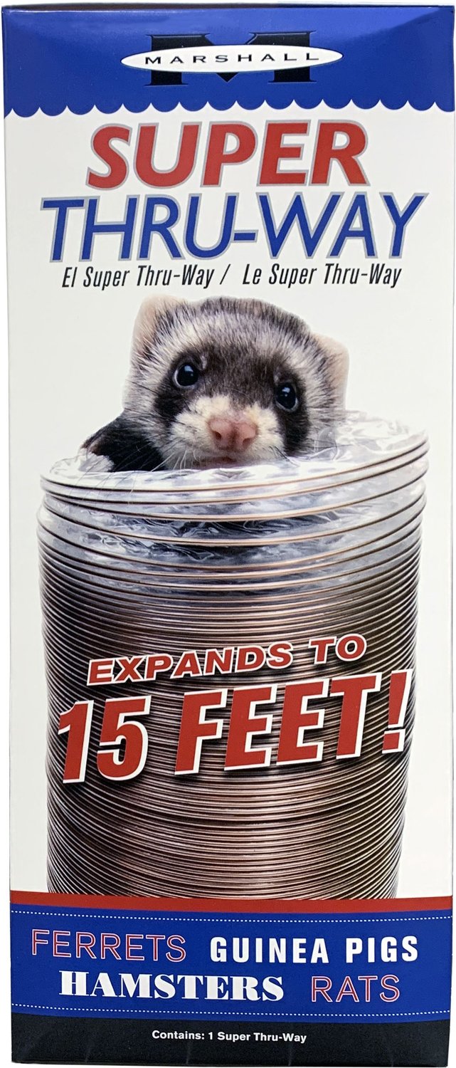 MARSHALL Super ThruWay Small Animal Tunnel Toy, 11.75in