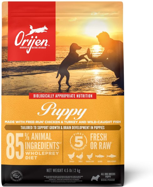 ORIJEN Puppy Grain-Free Dry Puppy Food, 4.5-lb bag slide 1 of 11