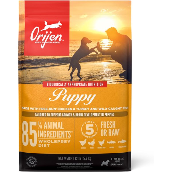 ORIJEN Puppy GrainFree Dry Puppy Food, 13lb bag