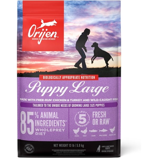 ORIJEN Puppy GrainFree Dry Puppy Food, 13lb bag
