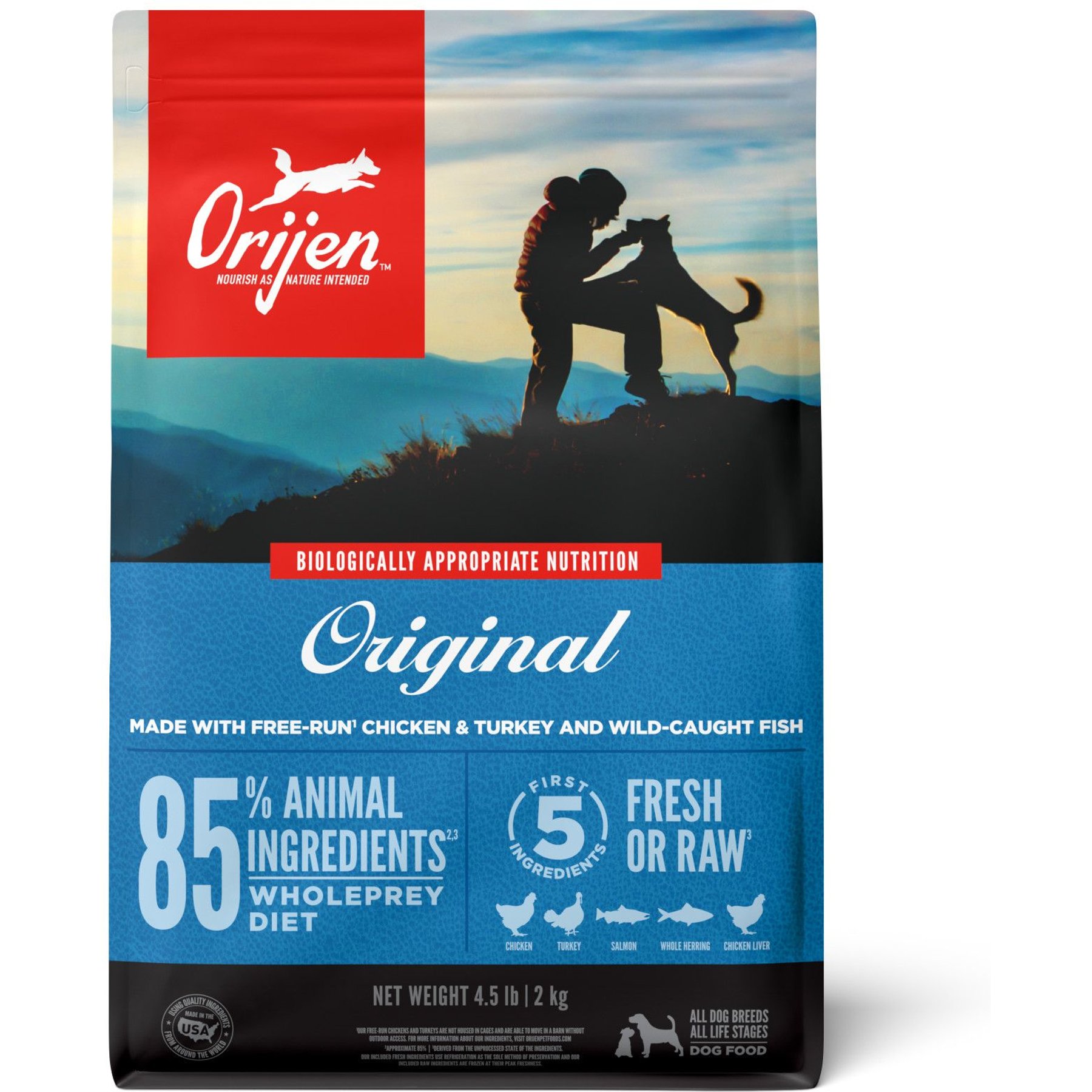 Orijen senior deals dog food ingredients