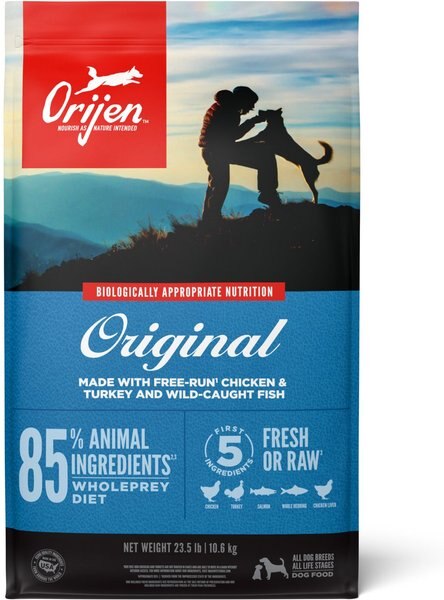 ORIJEN Original Grain-Free Dry Dog Food, 25-lb bag slide 1 of 11
