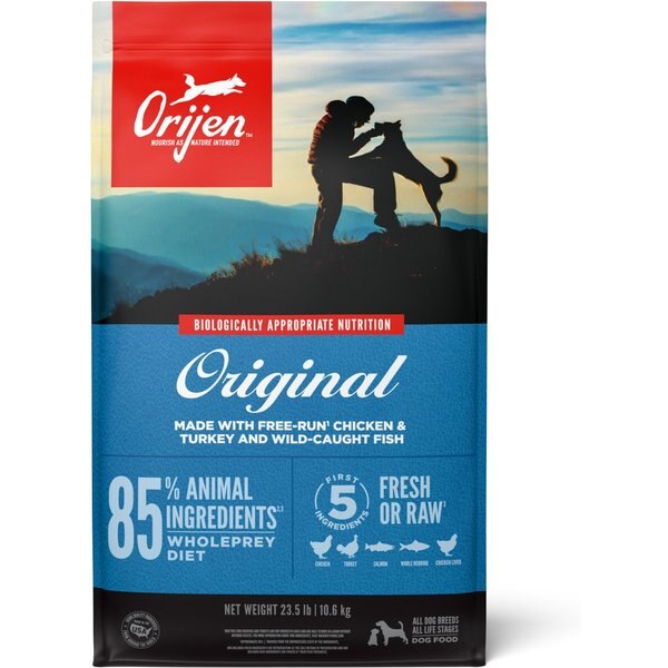 ORIJEN Original Grain-Free Dry Dog Food, 25-lb bag - Chewy.com