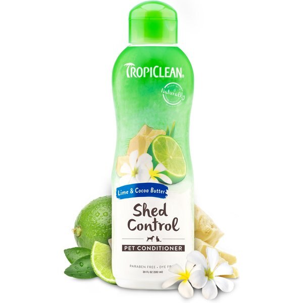 TROPICLEAN Lime & Cocoa Butter Deshedding & Moisturizing Dog
