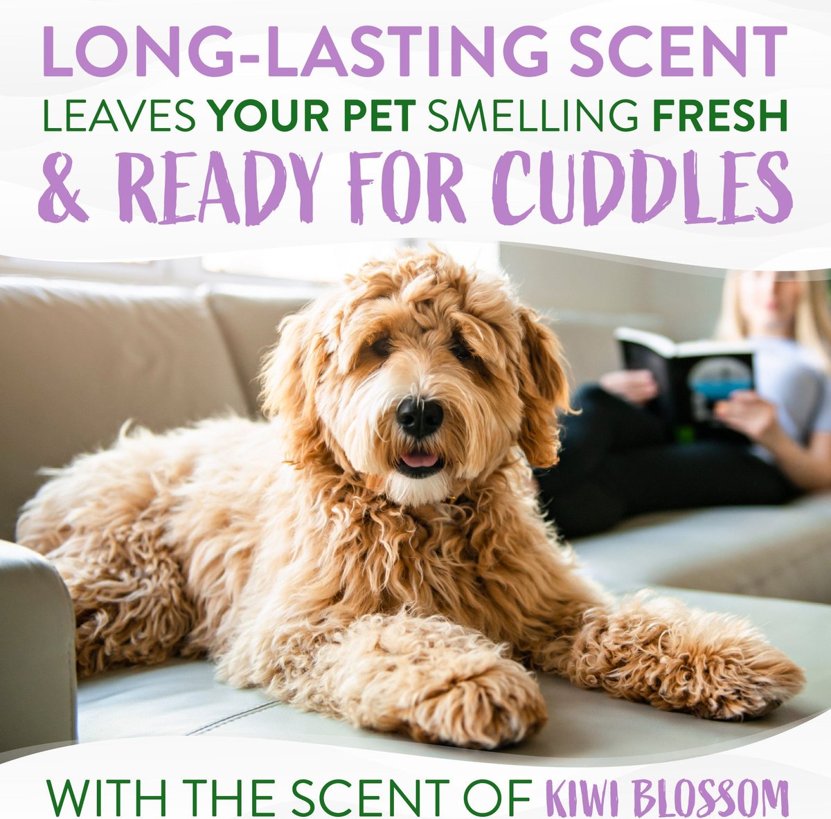 TROPICLEAN Kiwi Blossom Deodorizing Dog & Cat Spray, 8oz bottle