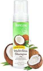 TropiClean Waterless Hypo Allergenic Dog & Cat Shampoo, 7.4-oz bottle