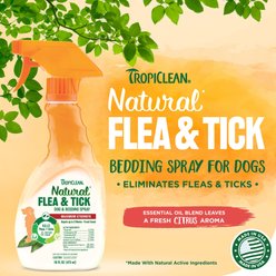 TropiClean Natural Flea & Tick Dog & Bedding Spray, 16-oz bottle slide 2 of 8