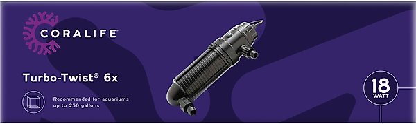 Coralife Turbo-Twist Ultraviolet Sterilizer, Size 6X slide 1 of 11