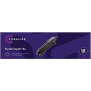 Coralife Turbo-Twist Ultraviolet Sterilizer, Size 6X