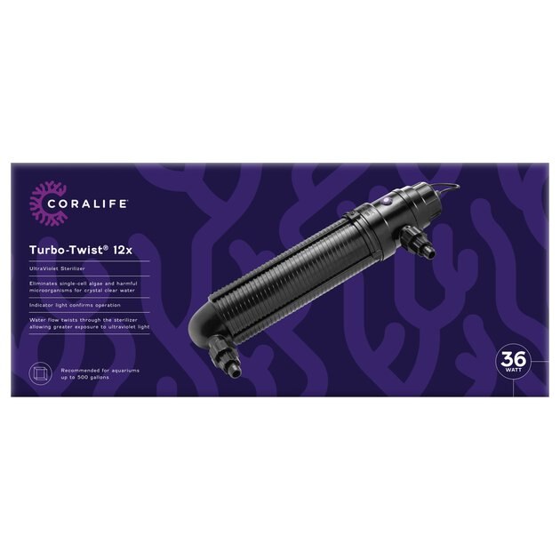 CORALIFE TurboTwist Ultraviolet Sterilizer, Size 12X
