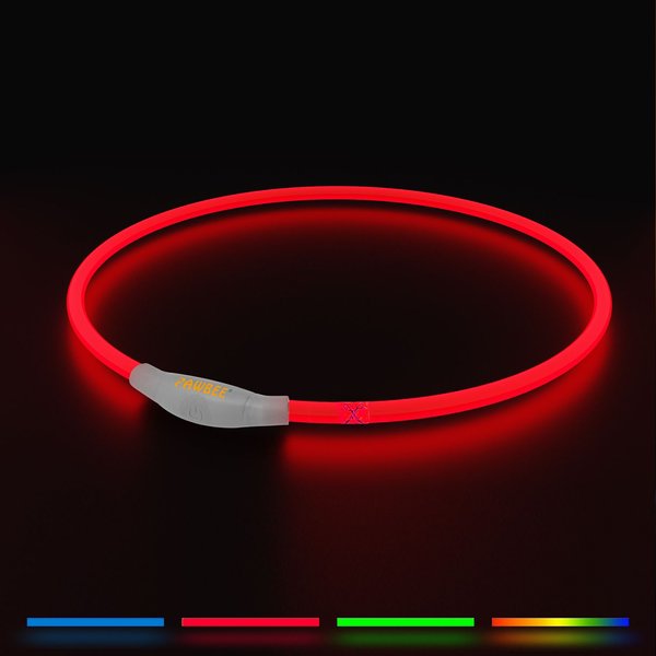 Out of Stock - PAWBEE LED Adjustable Dog Collar, 1 to 25-in neck, 1/2 ...