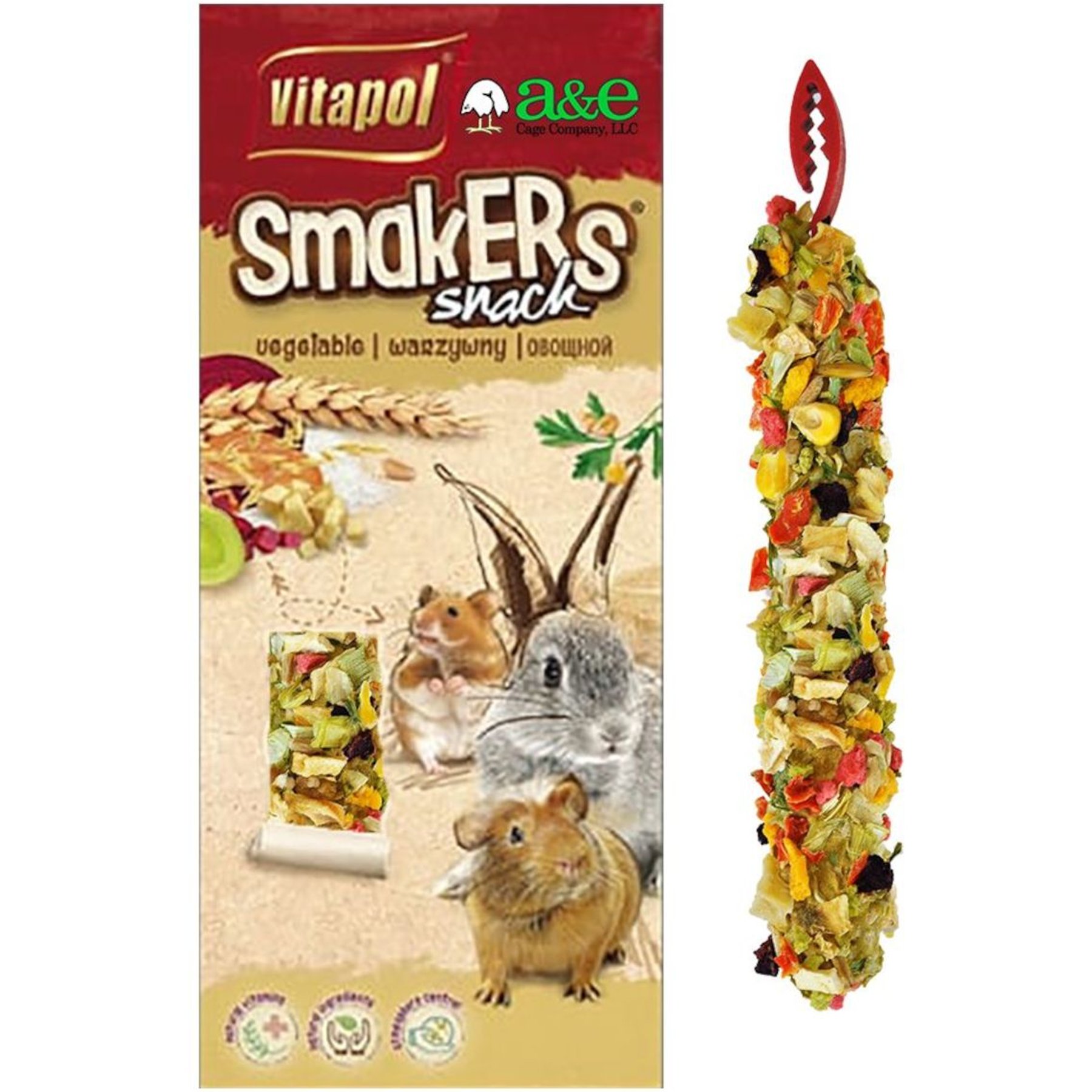 Vitapol by A&E Cage Company MAGIC LINE Mandarin Smakers for Small Animals