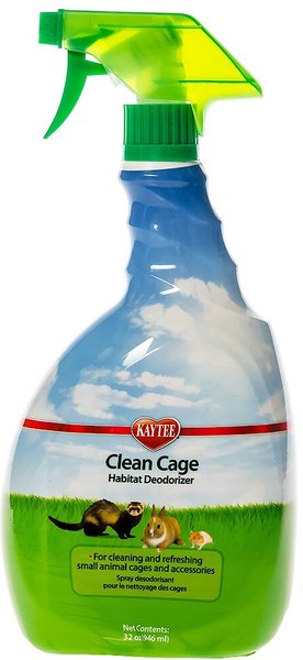 Kaytee Clean Cage Small Animal Habitat Deodorizer Spray, 32-oz bottle slide 1 of 8