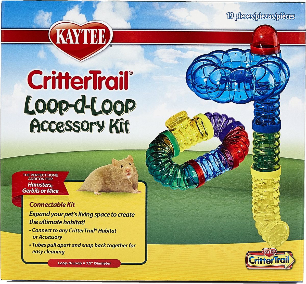 New Free Shipping Kaytee CritterTrail Accessory Activity Kit 
