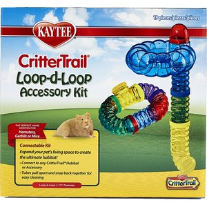 Kaytee CritterTrail Small Animal Accessory Kit, Loop-d-Loop